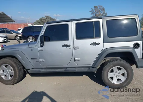 2018 Jeep Wrangler Jk Unlimited Sport S 4X4 z USA, uszkodzony, nr VIN 1C4HJWDG2JL855633